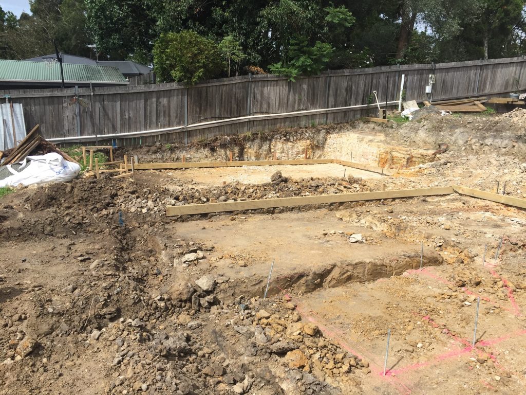 excavation granny flat concrete 